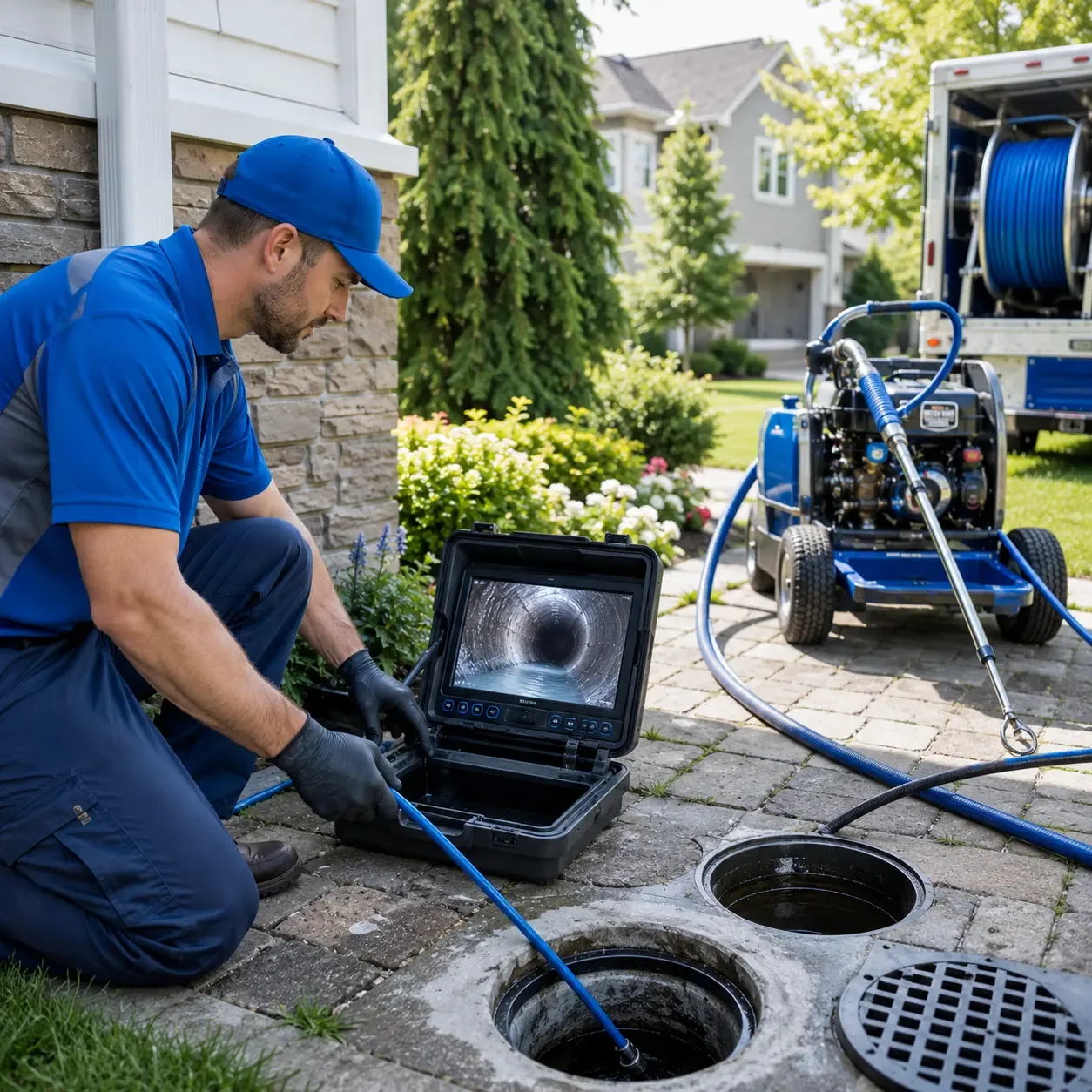 Outdoor drain cleaning professionals serving Mclean, NY